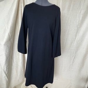 NWT Lafayette 148 New York ‘ink’ (navy) long sleeve dress, size L